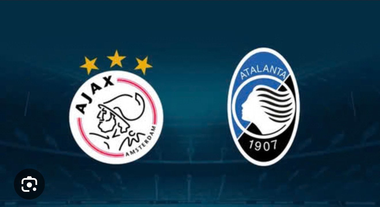 Ajax - atalanta zuid J, Losse kaart, Eén persoon, Oktober, Europa of Champions League