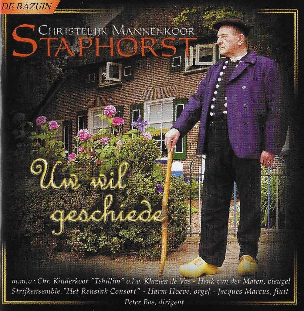 CHR.MANK. STAPHORST - UW WIL GESCHIEDE., Cd's en Dvd's, Cd's | Religie en Gospel, Verzenden, Zo goed als nieuw, Geestelijke liederen