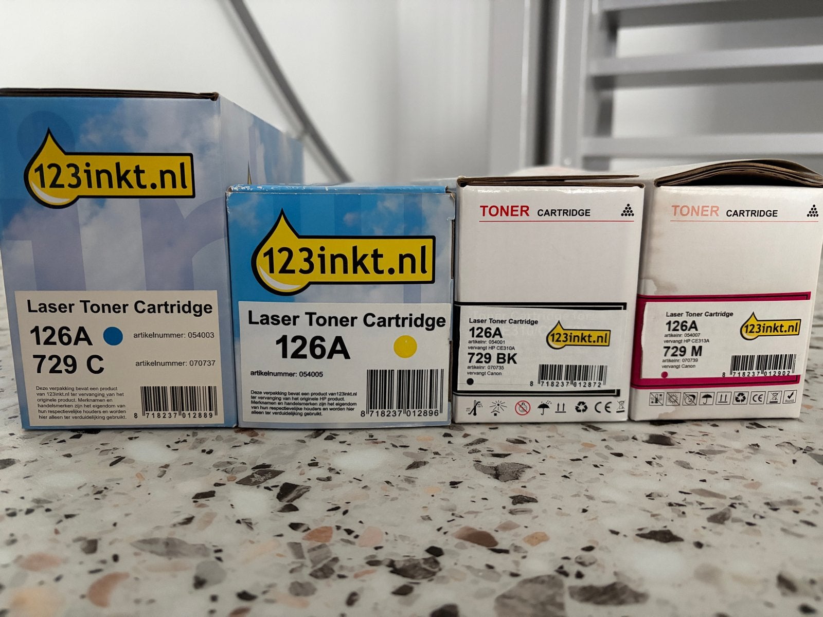 Laser Toner Cartridges 126A / 729 C, BK, M, Computers en Software, Printers, Ophalen, Nieuw, Laserprinter