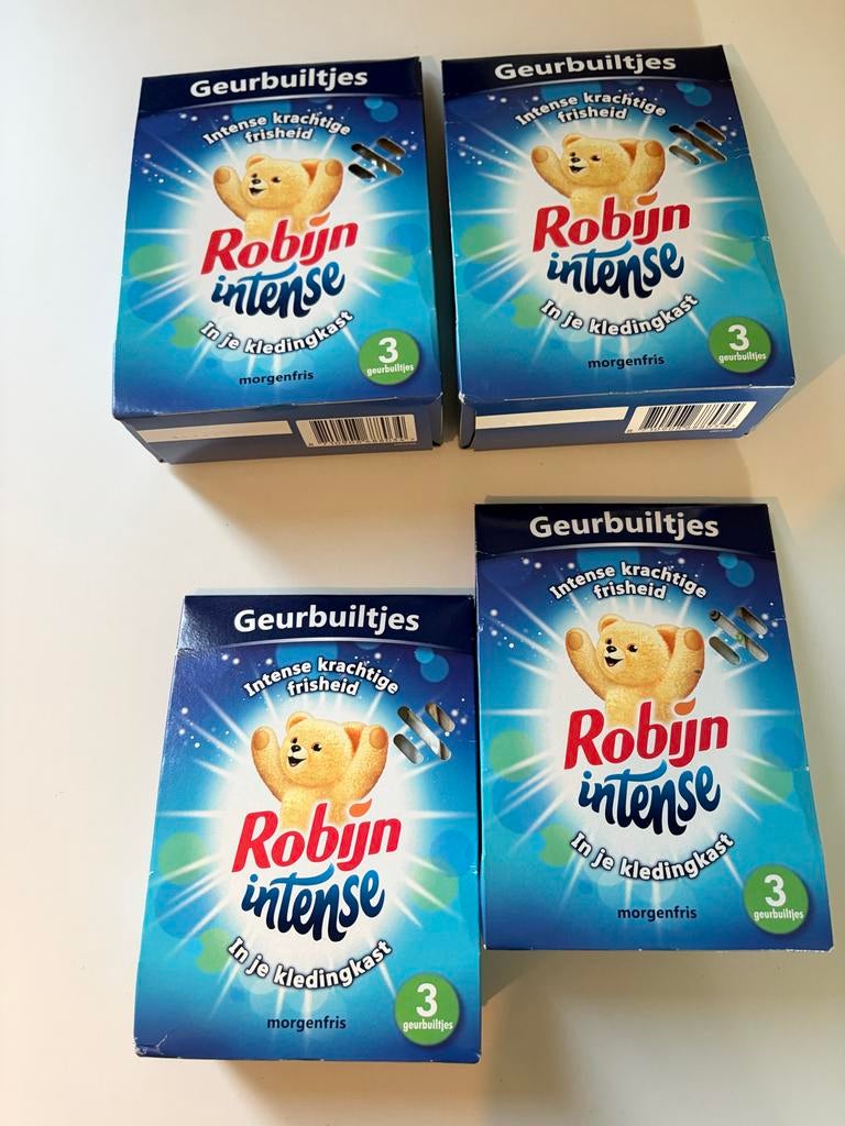 Robijn Intense Geurbuiltjes voor Kledingkast - 4x3 stuks, Huis en Inrichting, Schoonmaakartikelen, Schoonmaakmiddel, Ophalen of Verzenden