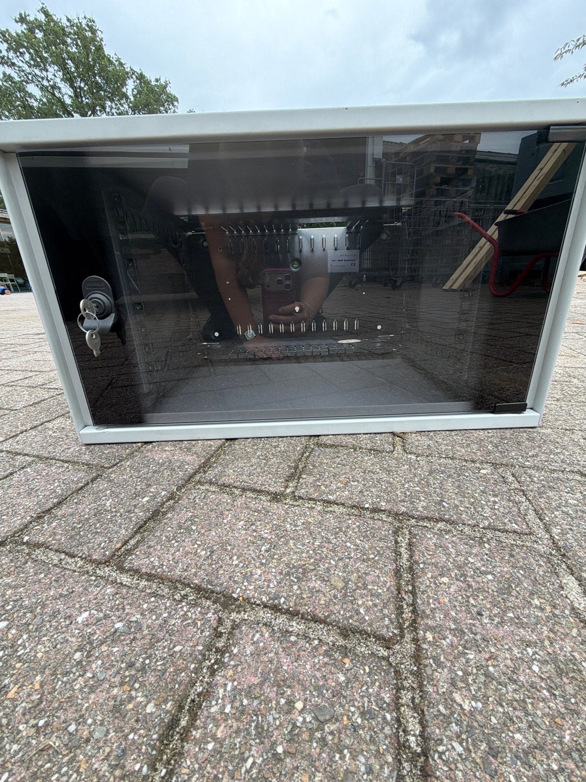 Minkels 19" wandbehuizing, Ophalen of Verzenden, Gebruikt