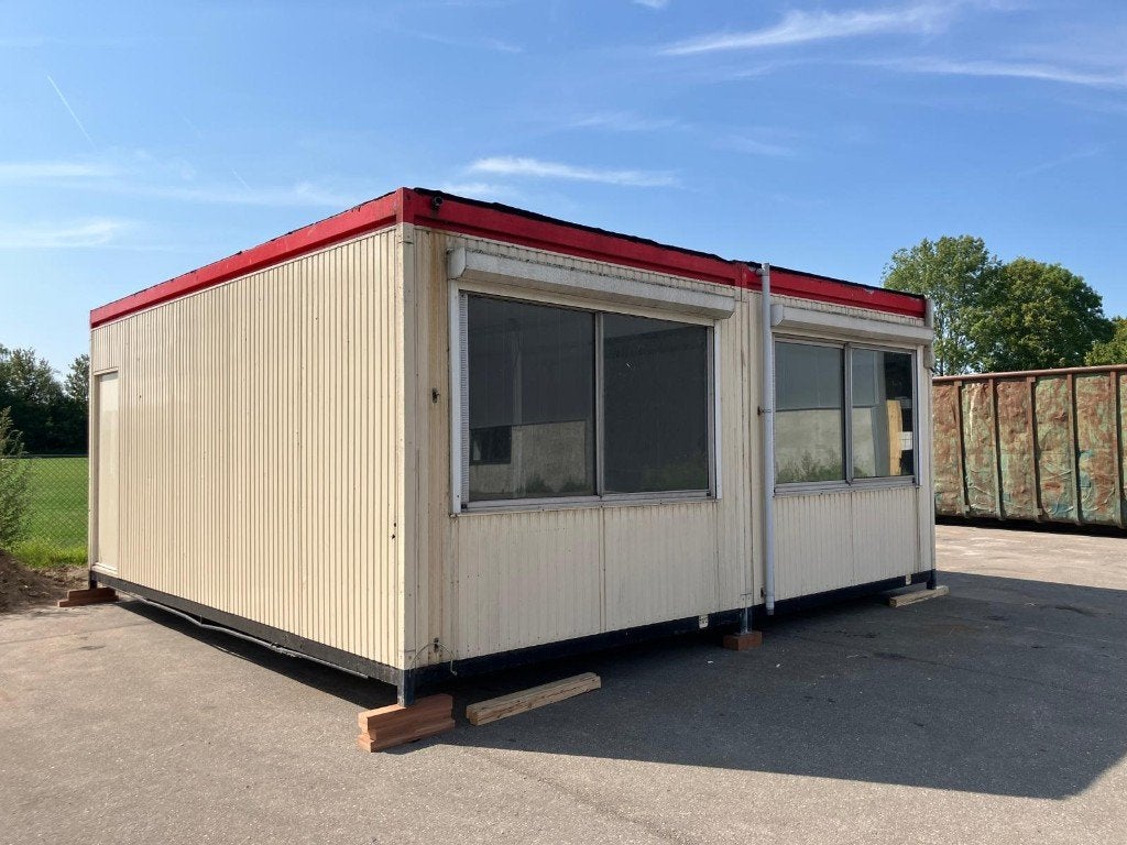 6x6 meter Kantoorunit / portacabin / bouwkeet, Ophalen