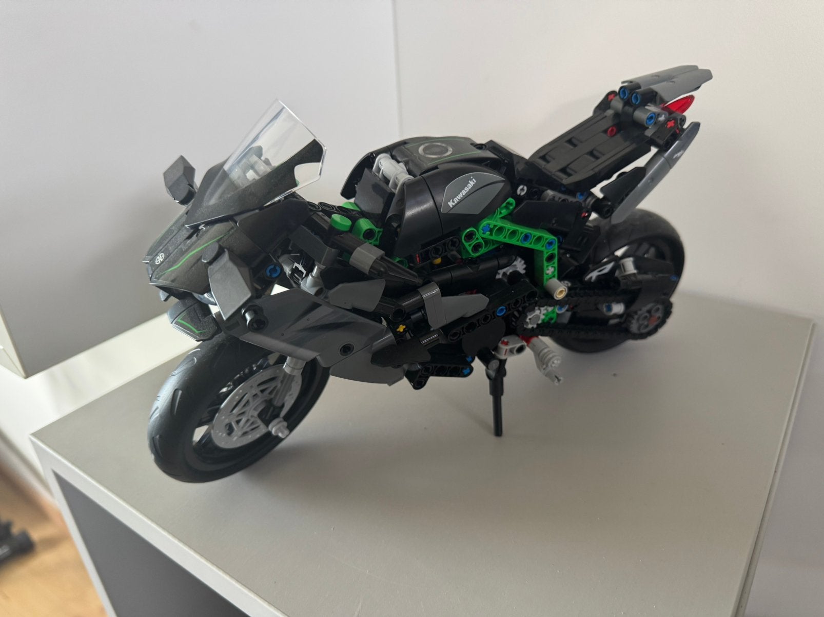 LEGO Technic 42170 Kawasaki Ninja H2R motor, Ophalen, Zo goed als nieuw, Motor