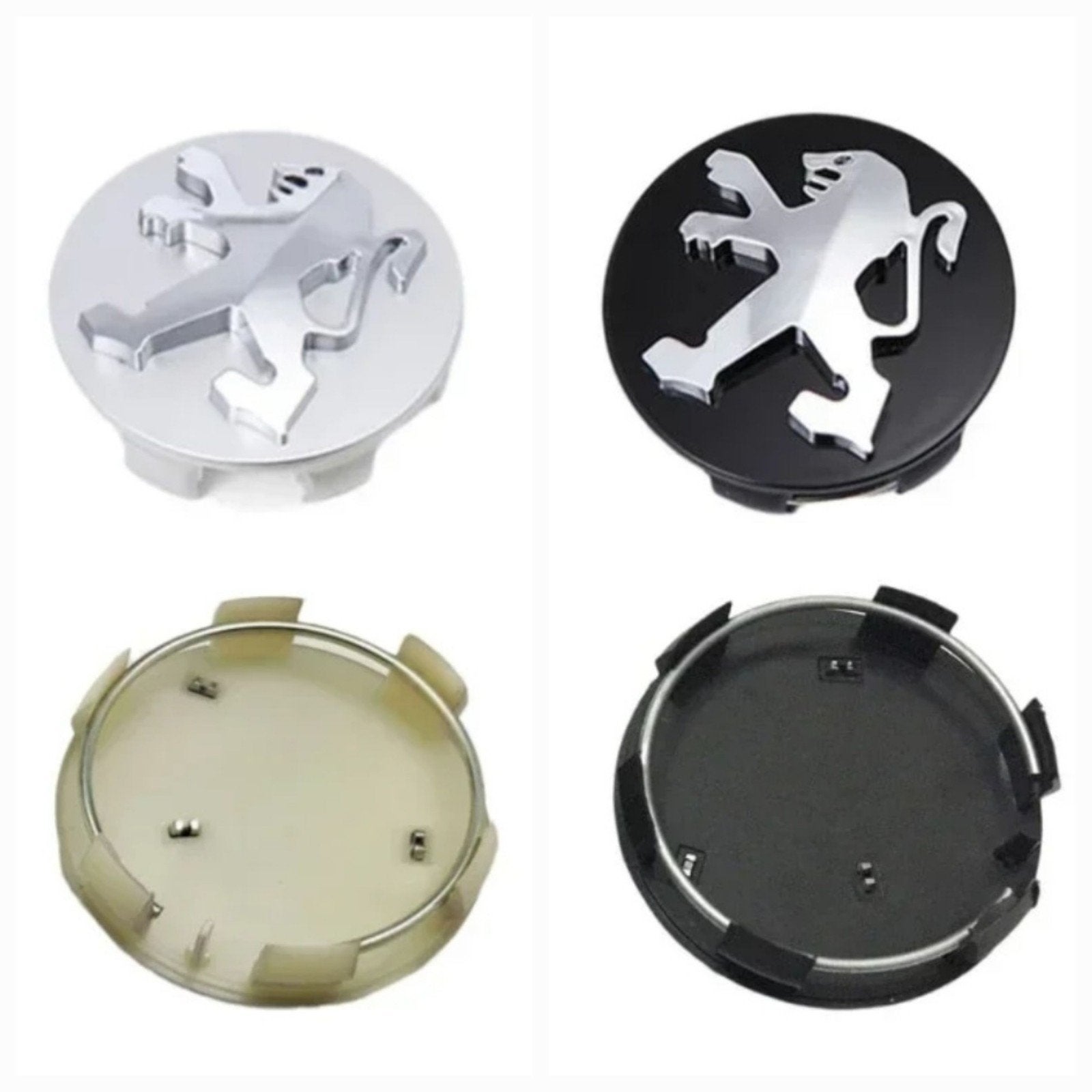 Peugeot Naafdoppen Center Caps Set van 4, Auto diversen, Wieldoppen, Ophalen of Verzenden