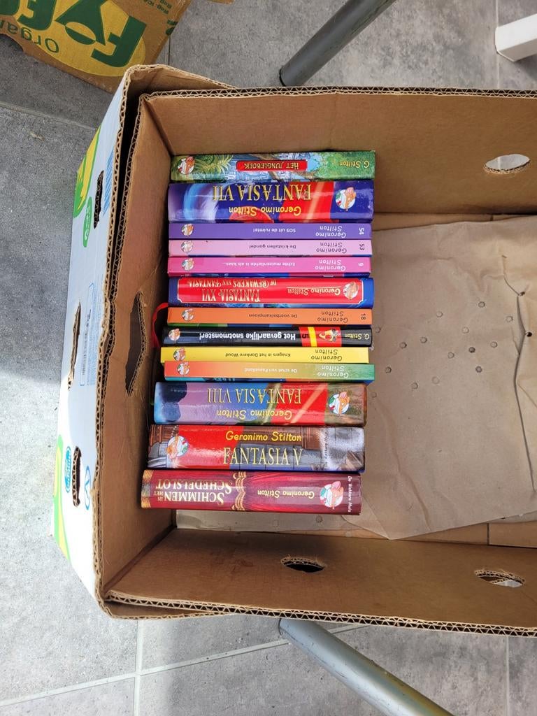 13 boeken van Geronimo Stilton, Boeken, Ophalen of Verzenden, Zo goed als nieuw, Kind en Jeugd