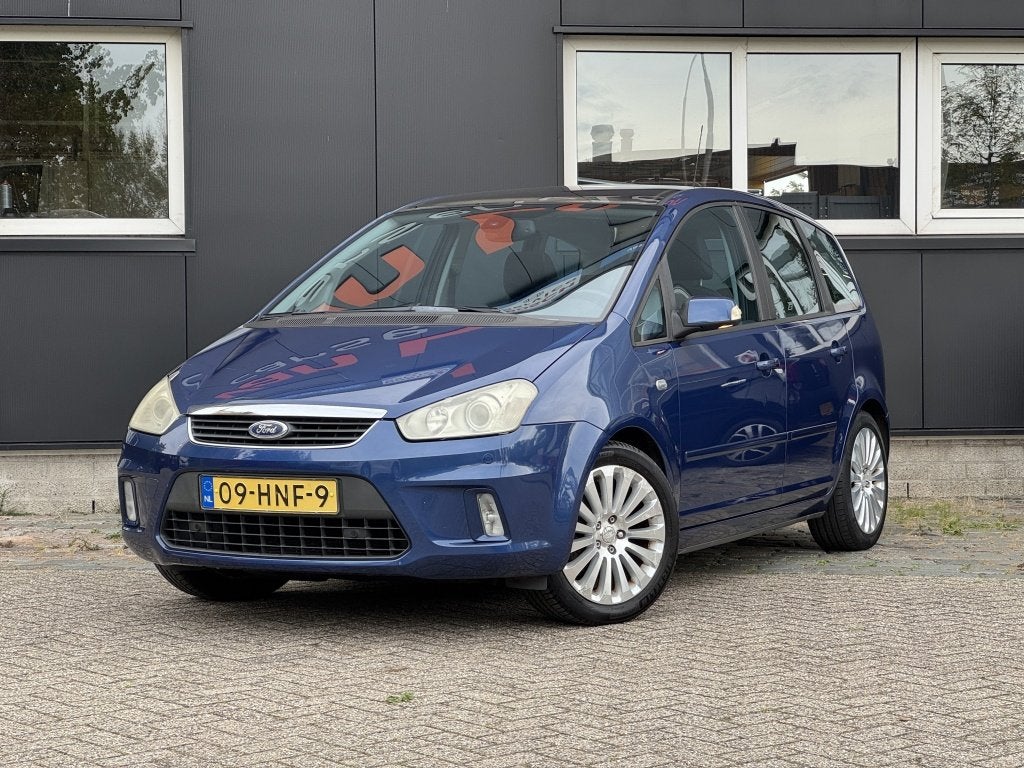 Ford C-MAX 1.8-16V Titanium/Cruise/17''/Elek. Ramen v+a/P. S, 125 pk, 4 cilinders, Blauw, Handgeschakeld