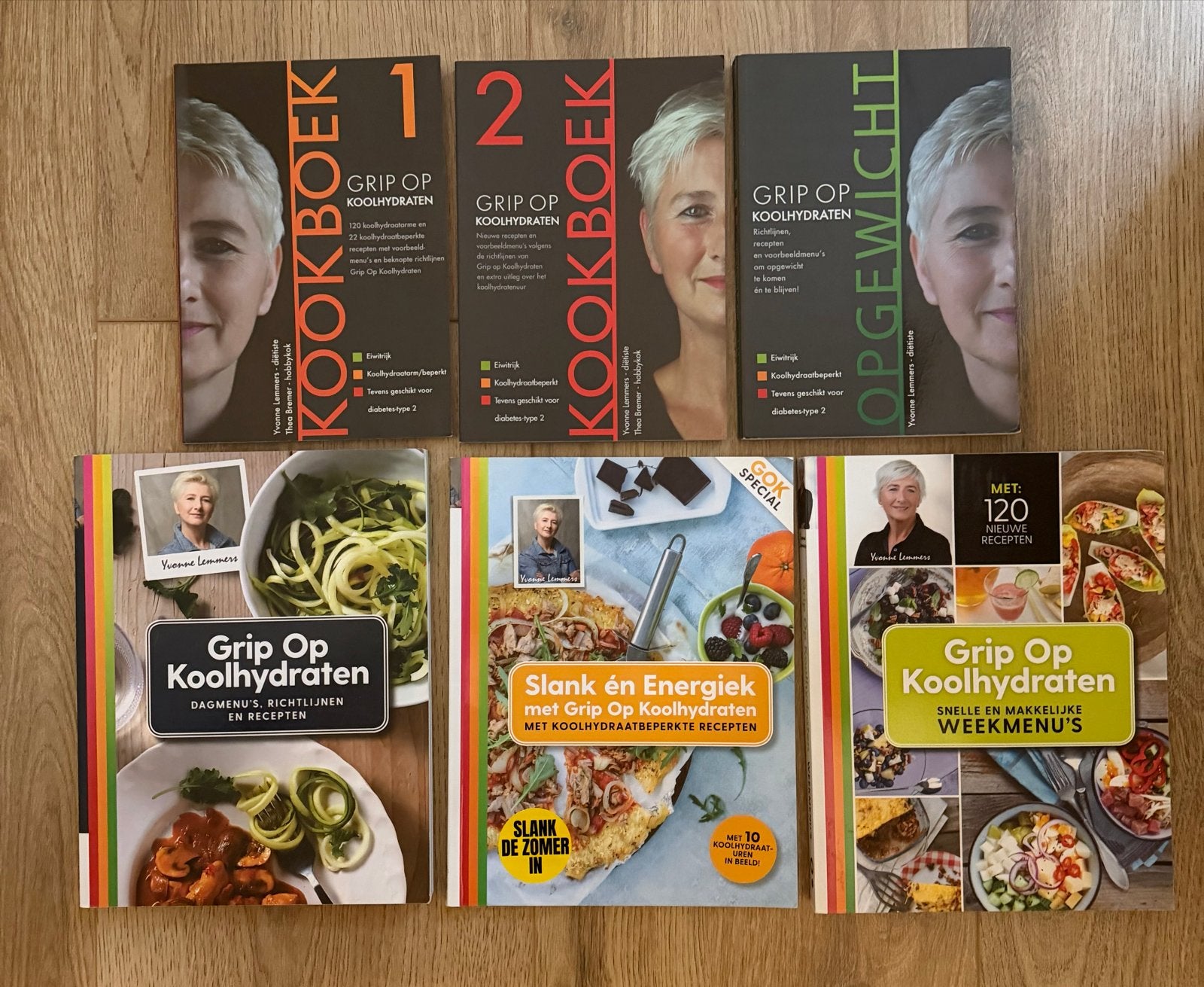 Grip op Koolhydraten Kookboeken (6 stuks)