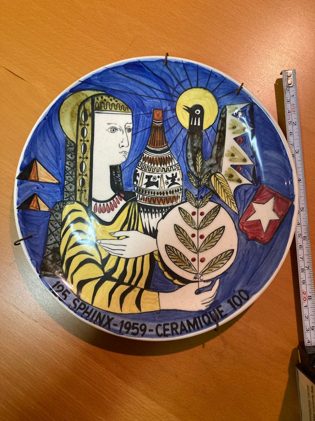 Zeldzaam Sphinx Jubileum Wandbord & Boek 1959 - Ceramiq 100, Ophalen of Verzenden