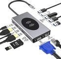 14 in 1 USB-C HUB, Computers en Software, Dockingstations, Nieuw, USB-hub, Ophalen of Verzenden