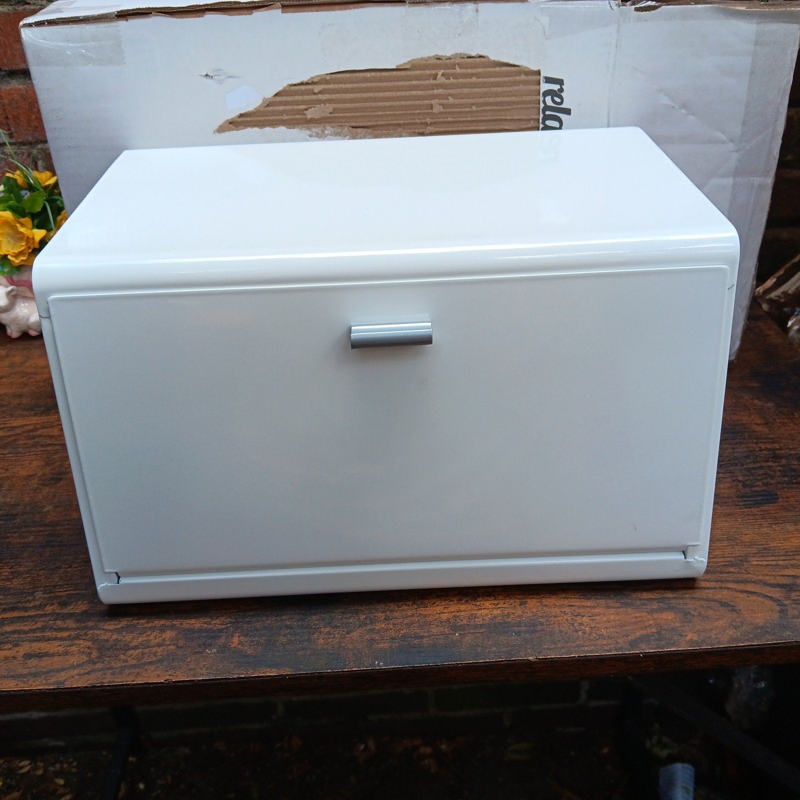 RVS Brooddoos Opbergtrommel Brood*Nieuw*, Nieuw, Ophalen of Verzenden, Metaal, Broodtrommel