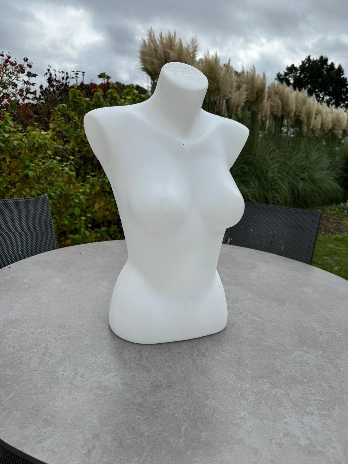 8 witte paspoppen torso voor winkelpresentatie, Ophalen