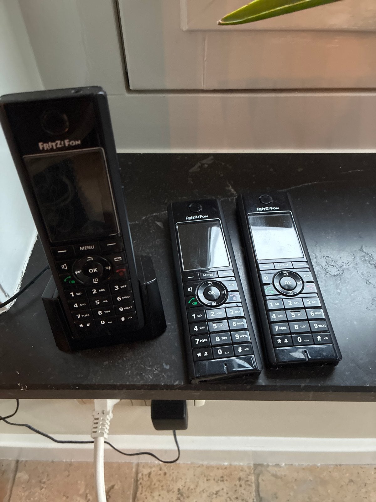 Fritz!Fon DECT-telefoons (3 stuks), Ophalen, Gebruikt, 3 handsets