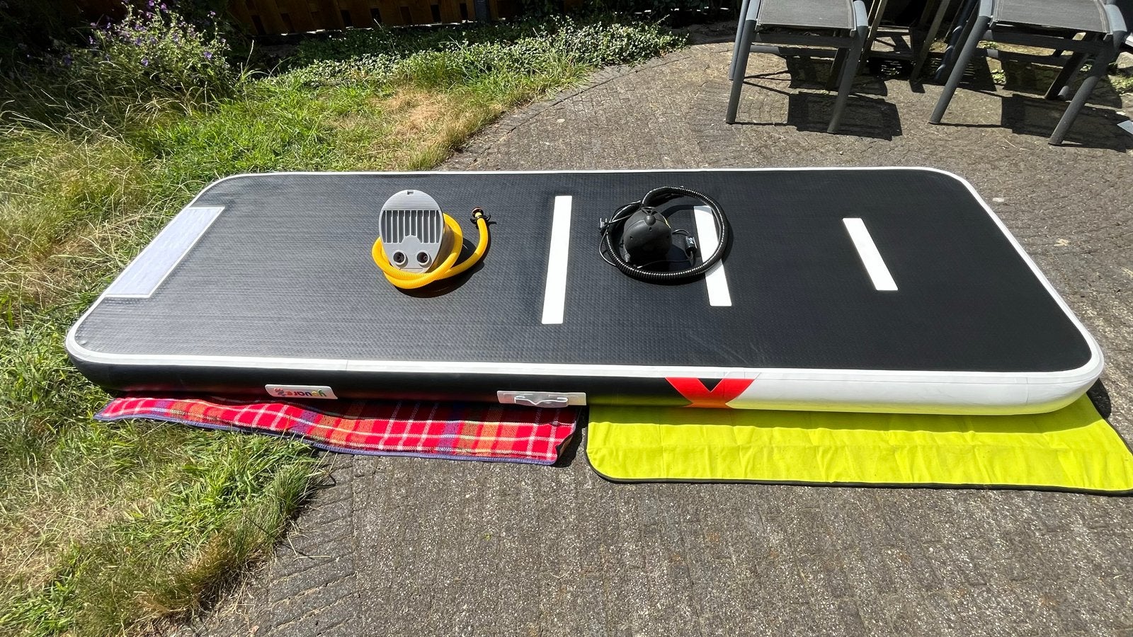 Airtrack YouAreAir inclusief pomp, Kindermaat 122 t/m 140, Ophalen, Zo goed als nieuw, Materiaal