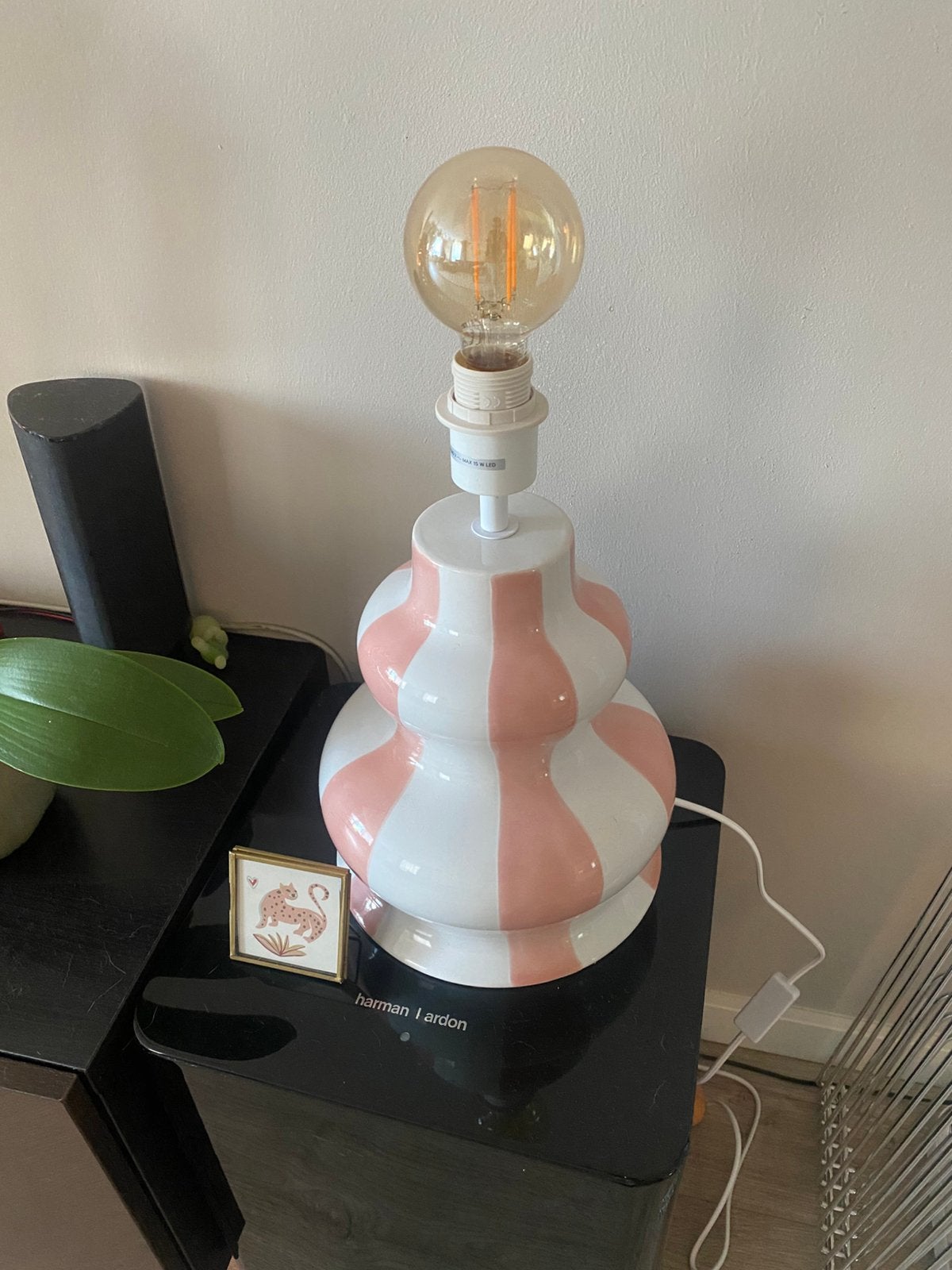 H&M Home keramieken lampenvoet, Ophalen, Zo goed als nieuw, Minder dan 50 cm
