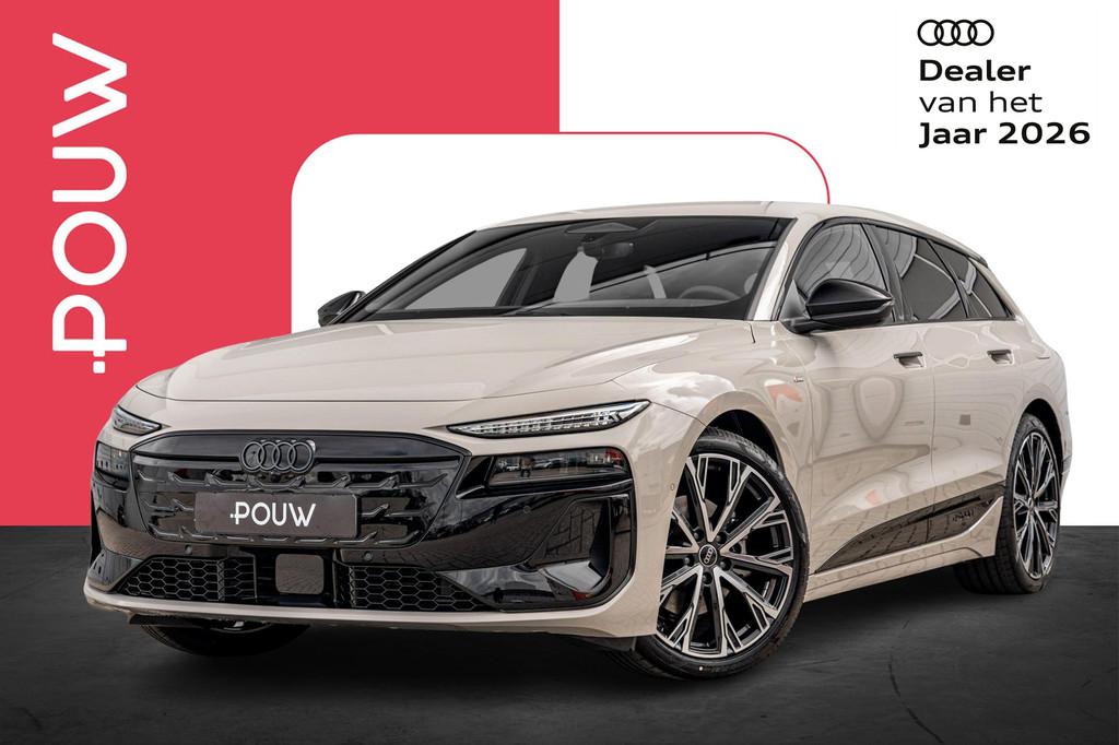 Audi A6 Avant e-tron 286pk S edition 83 kWh | 21" Velgen | T, Auto's, Audi, Automaat, Achterwielaandrijving, Zwart, Beige