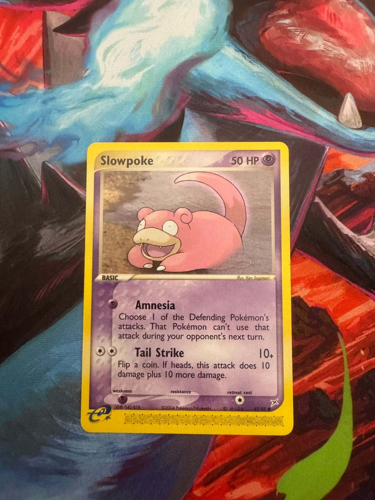 Pokémon kaarten Slowpoke #45, Ophalen of Verzenden, Zo goed als nieuw