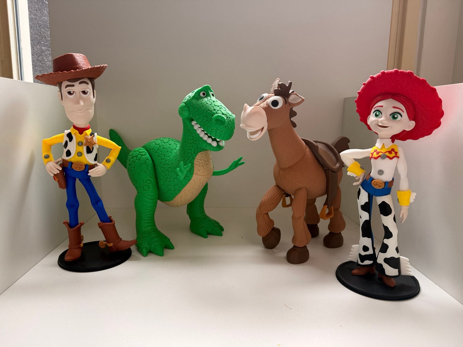 Toy Story Figuren Set: Woody, Jessie, Rex en Bullseye, Ophalen of Verzenden, Nieuw