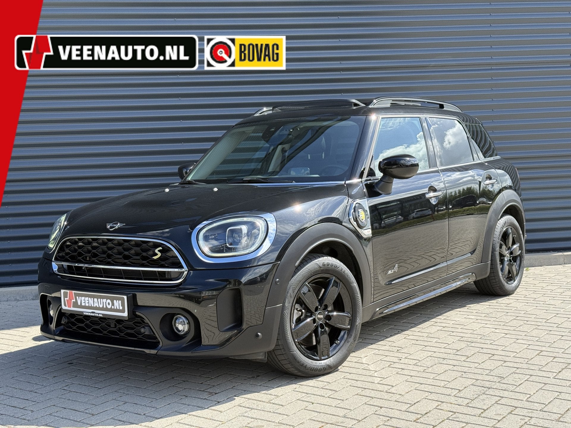 MINI Countryman 2.0 Cooper SE ALL4 Pano/H&K/Leder/Camera, Auto's, Automaat, Gebruikt, Zwart, Countryman