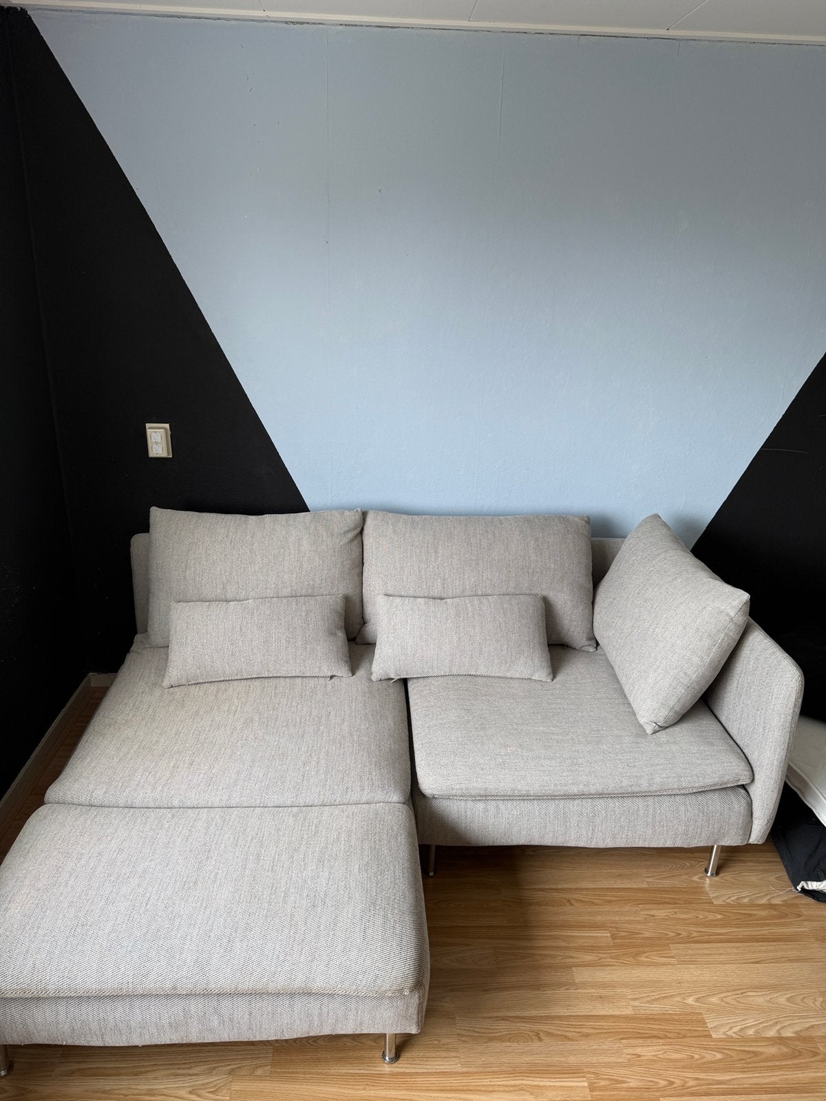 Ikea Söderhamn bank Viarp beige/bruin, Ophalen, Zo goed als nieuw, Tweepersoons, Grijs