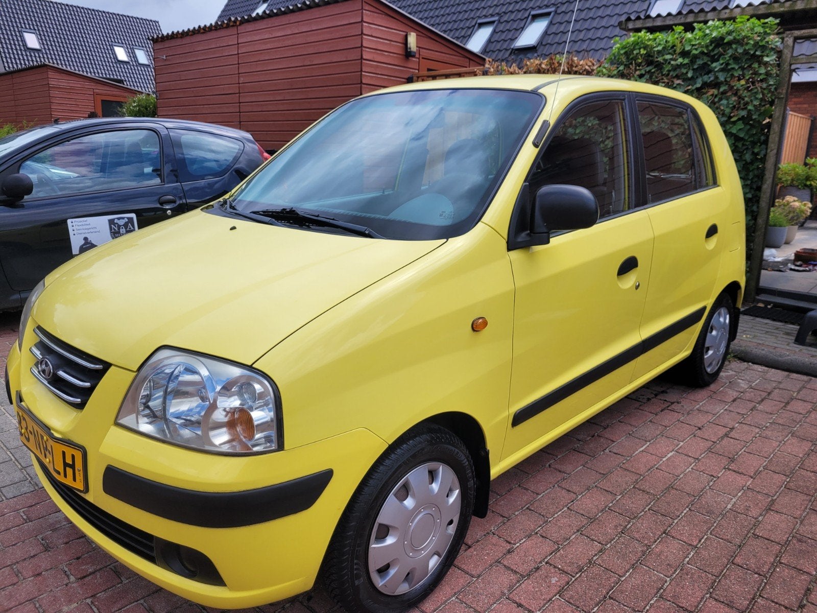 Hyundai Atos 1.1 Prime 2004 APK 01-27 + all  season banden., Auto's, Hyundai, Voorwielaandrijving, Stof, 31 €/maand, 4 cilinders