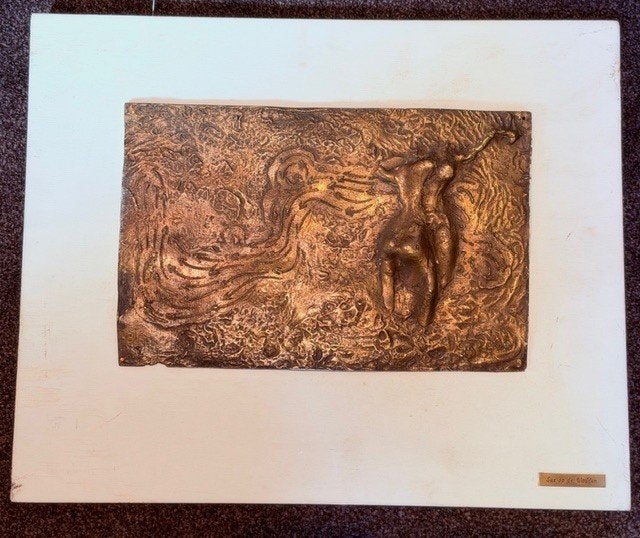 Brons kunstwerk Sex on the Beach, Antiek en Kunst, Groep mensen, Ophalen of Verzenden, Brons, Beeld