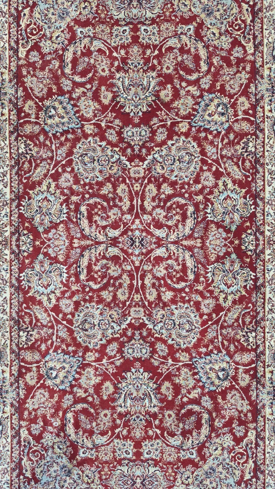 Vintage oosters Ghoum vloerkleed floral rood 82x155cm, Hype pop up Outlet, Hype pop up Outlet, Zo goed als nieuw, 150 tot 200 cm