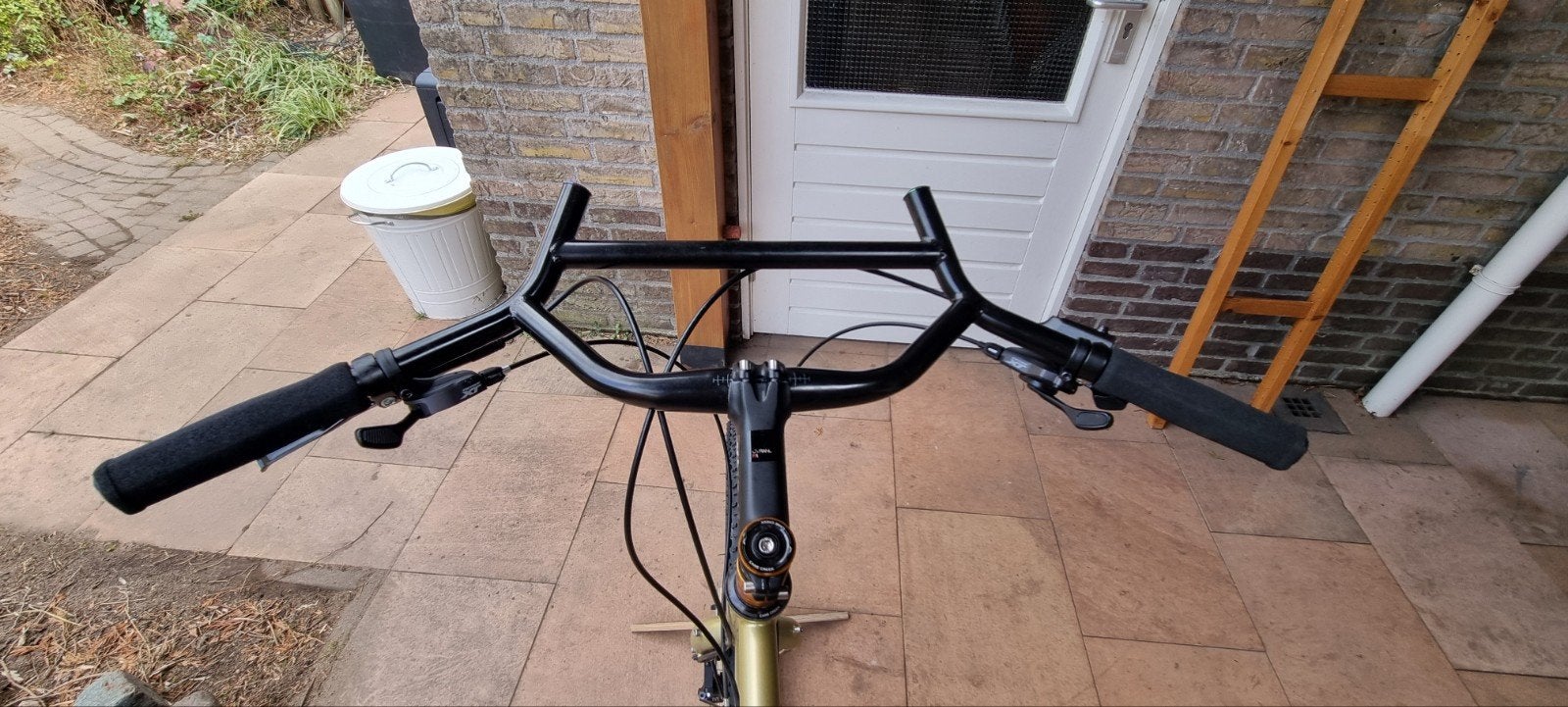 Surly Moloko stuur met optionele XT onderdelen, Stuur, Staal, Ophalen of Verzenden, Zo goed als nieuw