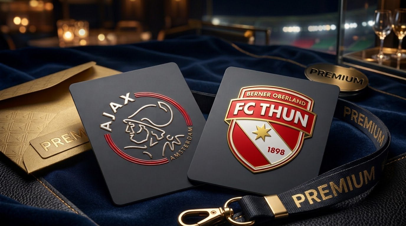 2 PREMIUM tickets vak 122 incl. P1 en Lounge | Ajax vs Thun, Tickets en Kaartjes, Twee personen, November, Europa of Champions League