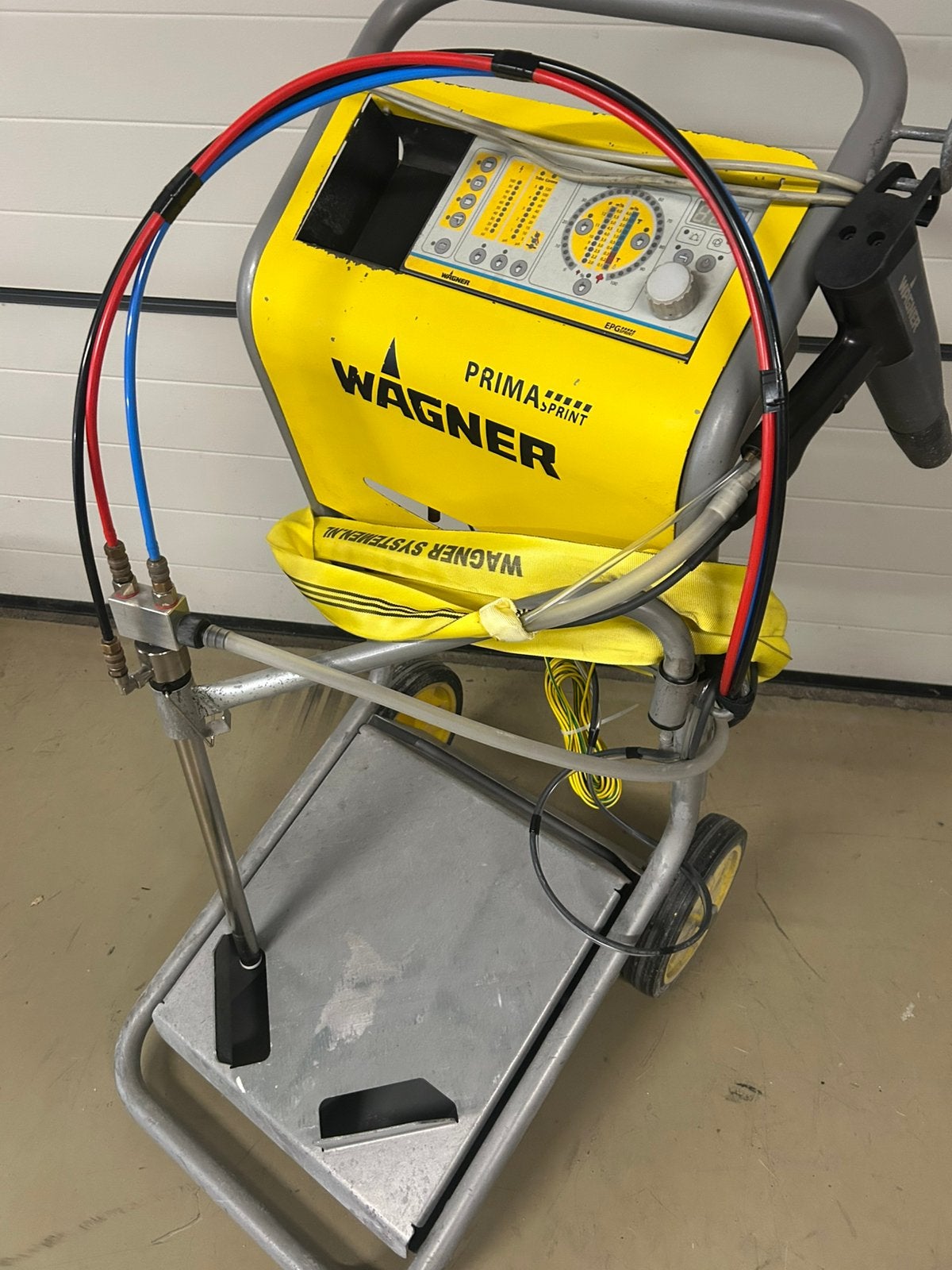Poedercoat pistool /installatie Wagner Prima Sprint COMPLEET, Ophalen, Zo goed als nieuw, Verfspuit of Verfpomp