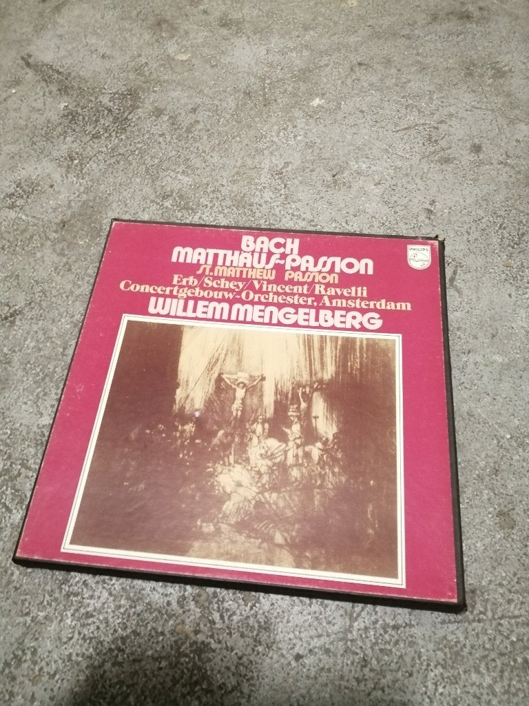 OP=OP!!! Vinylplaat LP Bach Matthäus Passion Collectors Item, Cd's en Dvd's, Vinyl | Klassiek, Gebruikt, Overige formaten, Overige typen