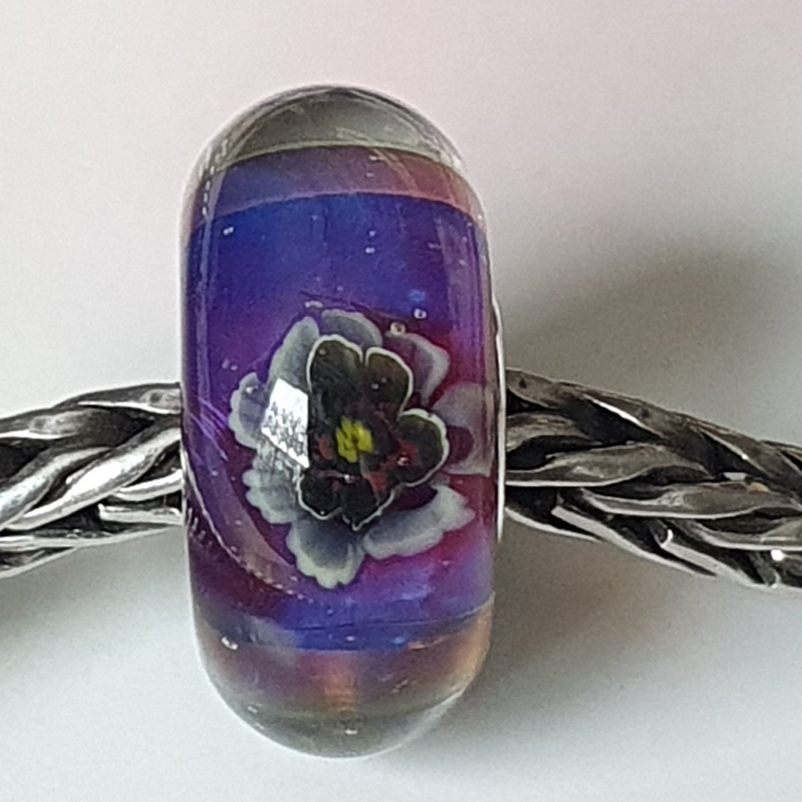 Prachtige Authentieke Bloem Van ElfBeads.   Trollbeads, Sieraden, Tassen en Uiterlijk, Bedels, Overige merken, Glas of Kristal