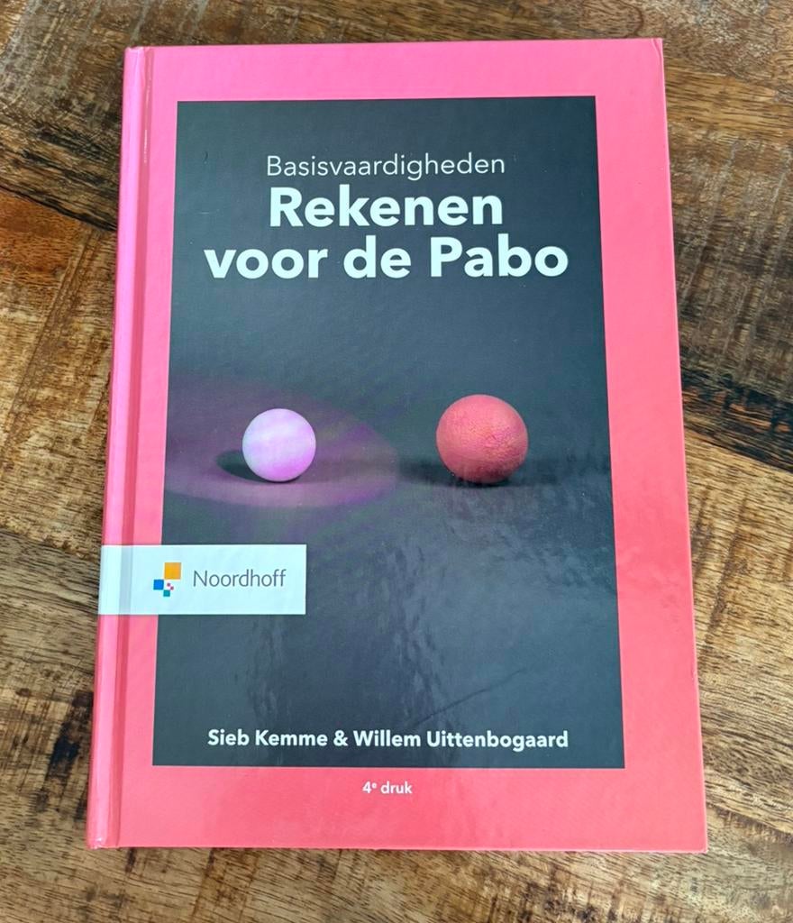 Basisvaardigheden Rekenen voor de Pabo, Ophalen, Overige vakken, Willem Uittenbogaard; Sieb Kemme, Zo goed als nieuw