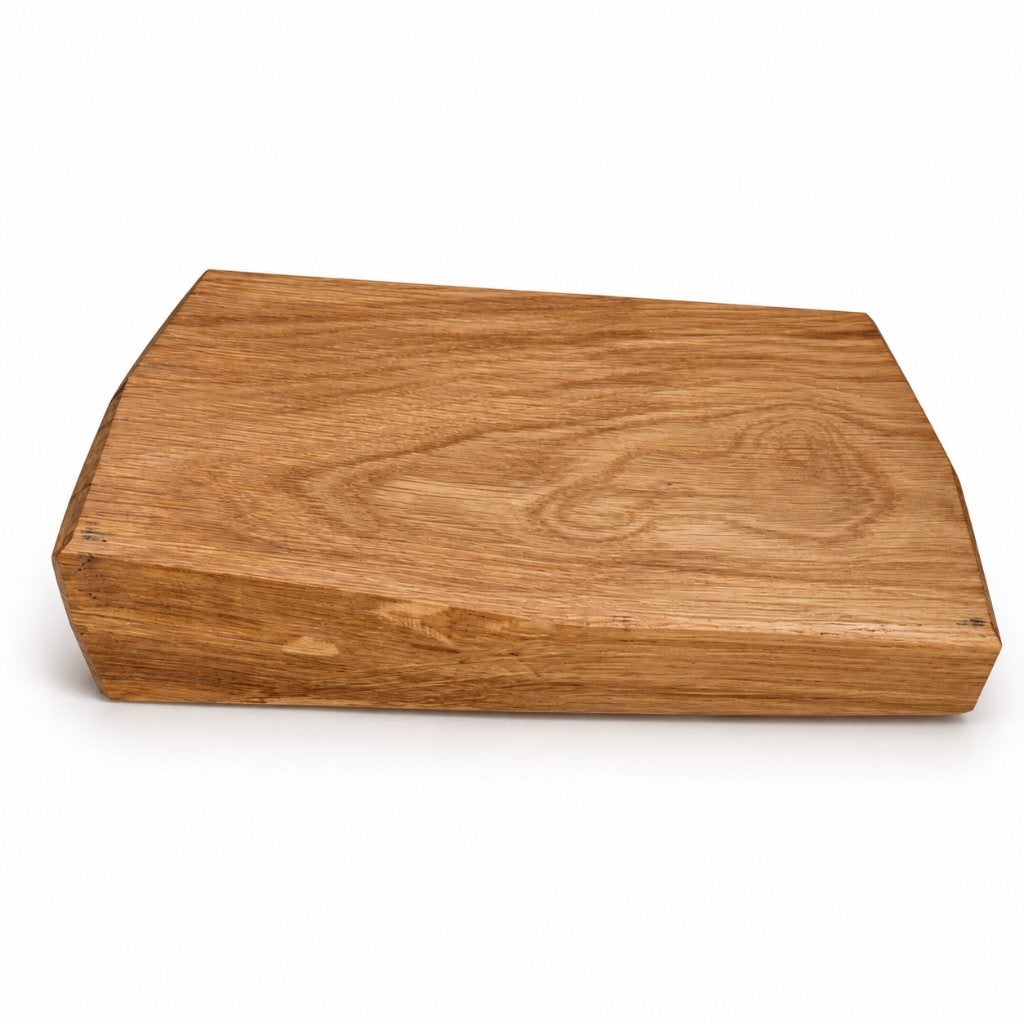 Massief Eikenhouten Blok / Plateau – 30  15  6 cm