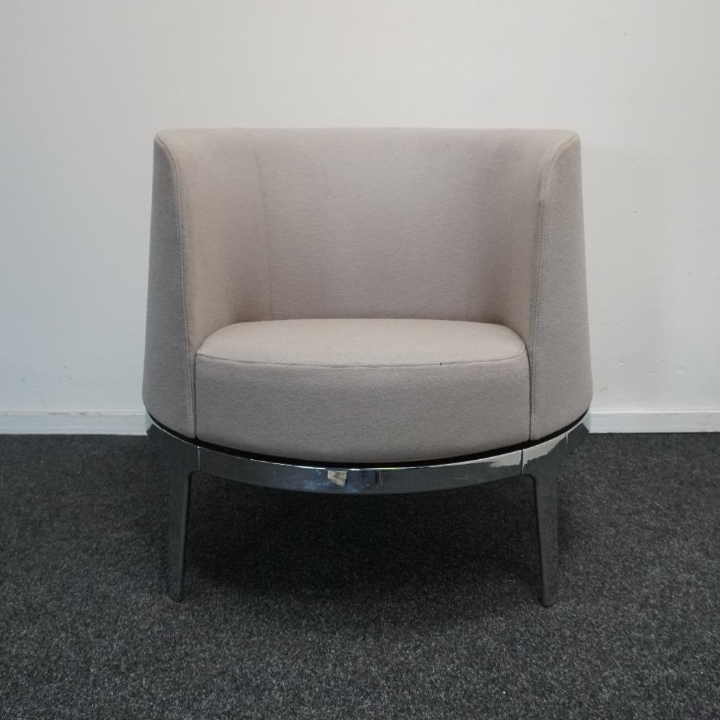 Materia Omni Design Fauteuils | Beige | Draaibaar | Stoelen, Gebruikt, -, -, 75 tot 100 cm