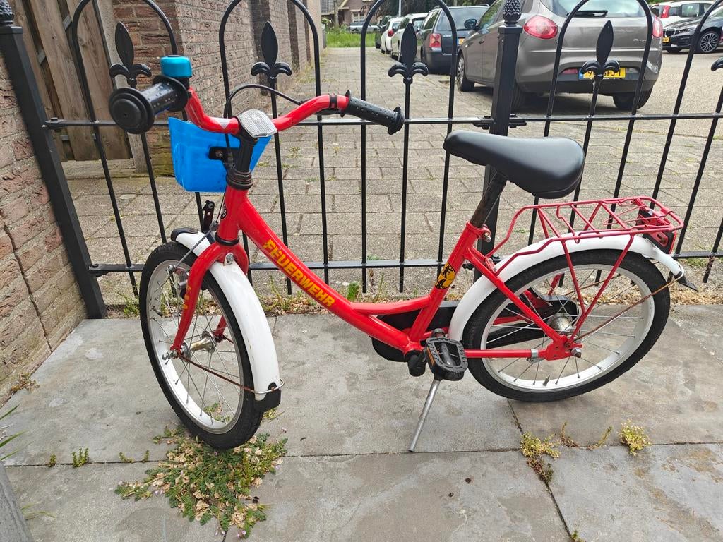 Jongen fiets, Fietsen en Brommers, Fietsen | Vouwfietsen, Ophalen, Gebruikt, 16 tot 18 inch