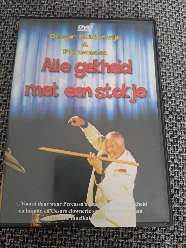 DVD Cesar Zuiderwijk  Alle Gekheid met een Stokje, Alle leeftijden, Ophalen of Verzenden, Zo goed als nieuw, Muziek en Concerten