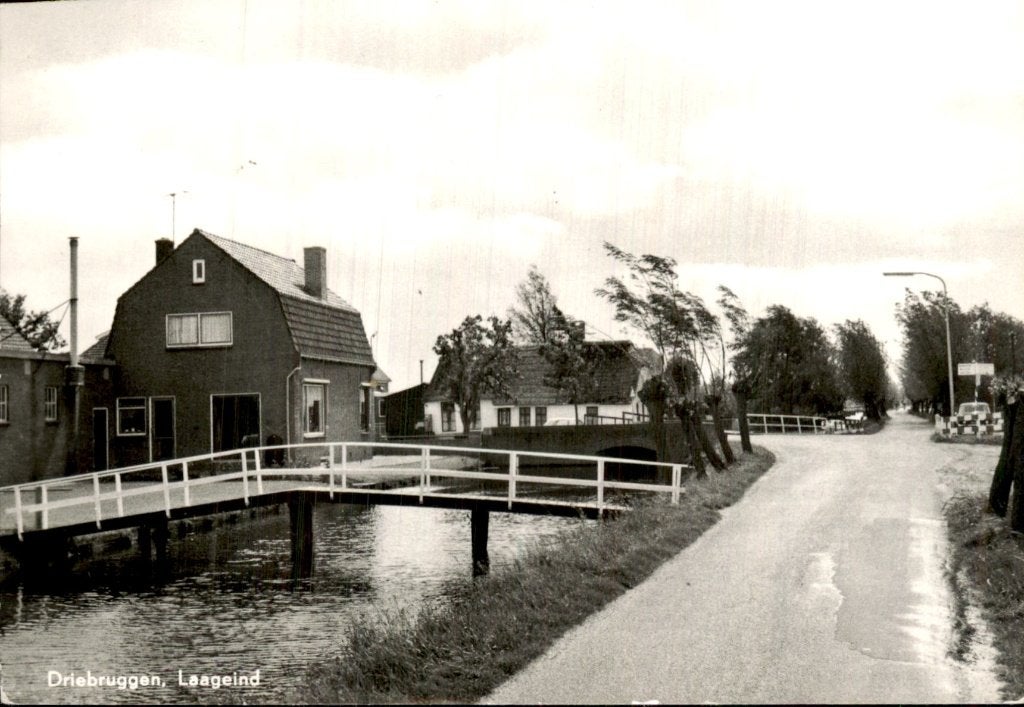 Driebruggen - Brug - Laageind, Ophalen of Verzenden, 1960 tot 1980, Gelopen, Noord-Brabant