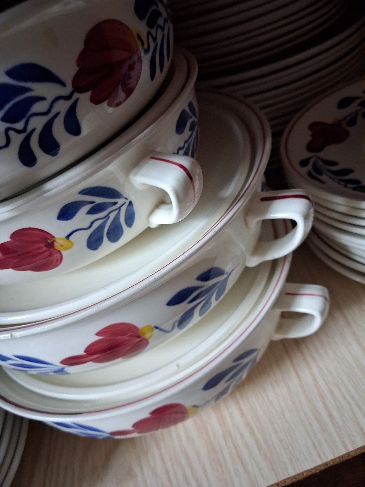Vintage/Boch/Boerenbont/Servies, Ophalen of Verzenden