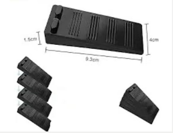 Deurstopper zacht rubber (nieuw)20 stuks, Nieuw, Ophalen of Verzenden, Zwart, Rubber/elastomeren