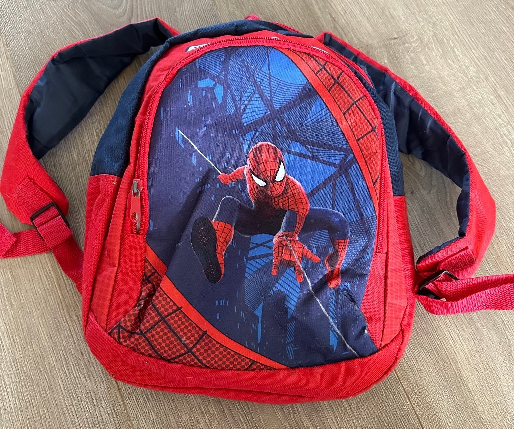 Spider-Man rugtas rugzak voor jongens rood blauw 30x25x11 cm, Overige merken, Minder dan 30 cm, 25 tot 40 cm, Nieuw