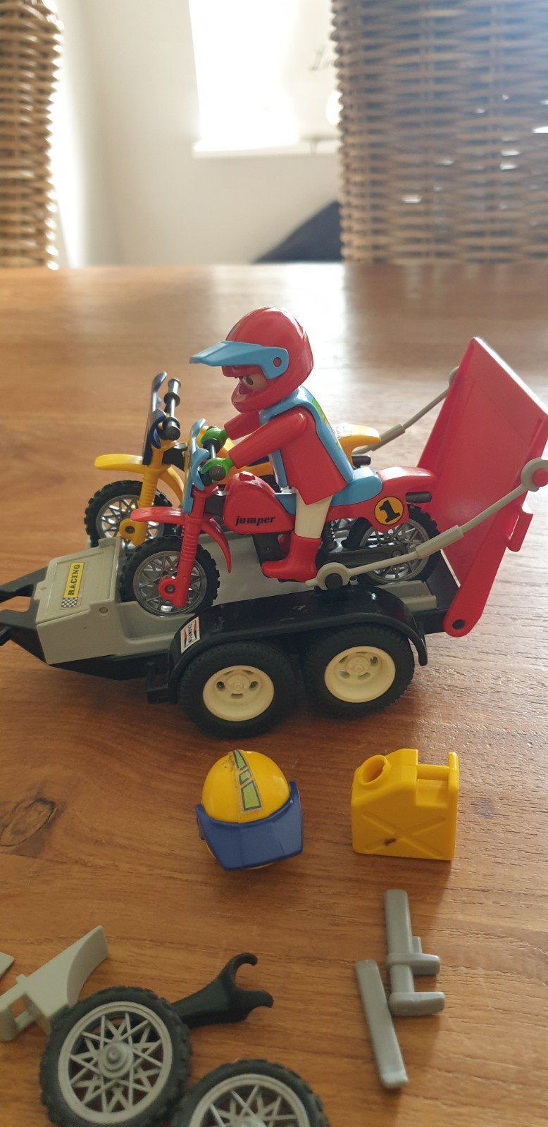 playmobil crossmotoren, Kinderen en Baby's, Ophalen, Gebruikt