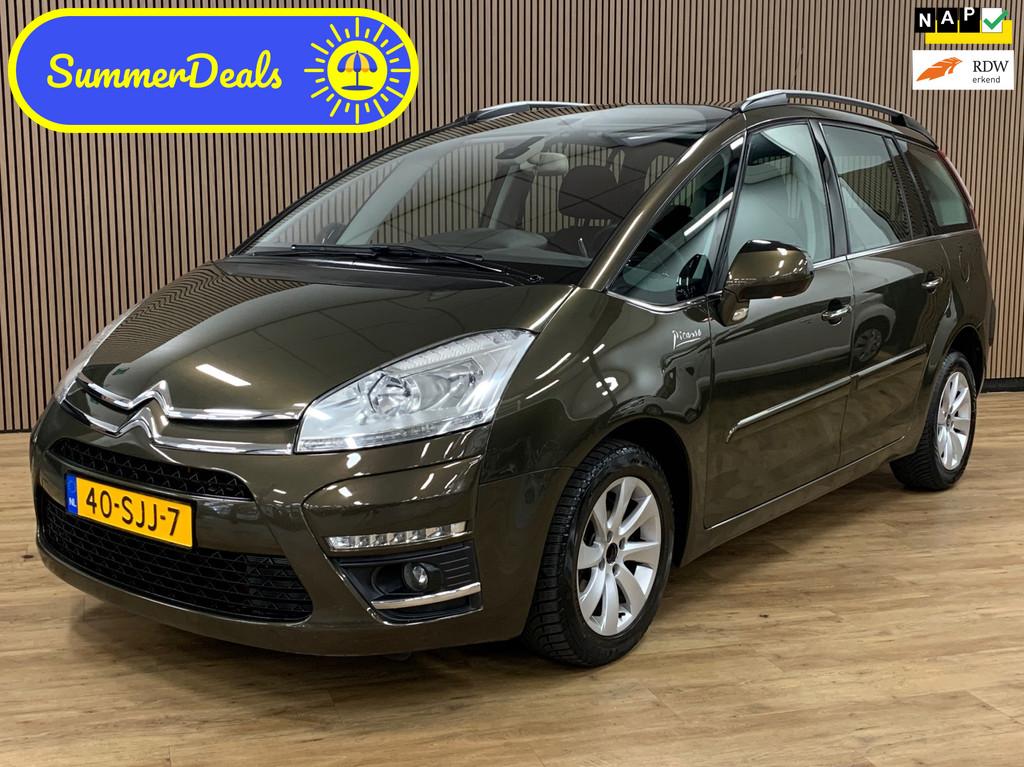 Citroen Grand C4 Picasso 1.6 Selection|Automaat|7 Persoons|C, Auto's, Citroën, Stof, Gebruikt, Zwart, Bruin