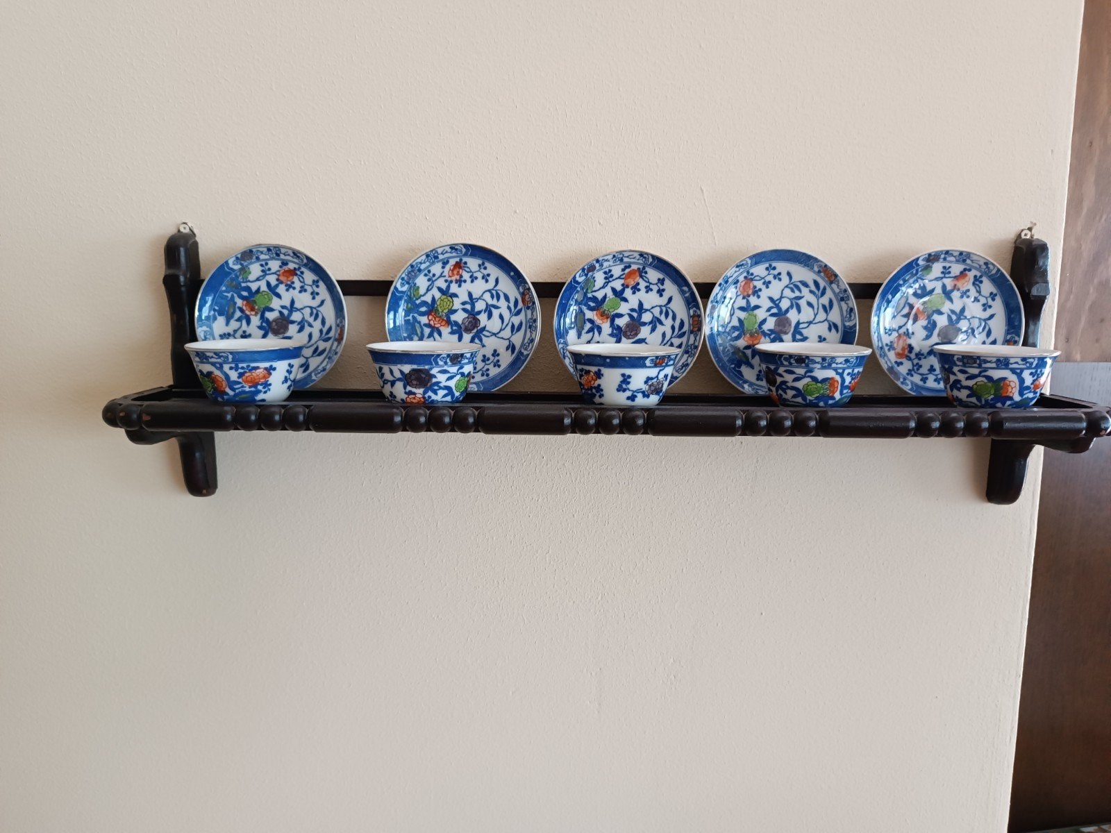 Antieke Chinese porseleinen theeset met Omega-merk, Antiek en Kunst, Ophalen