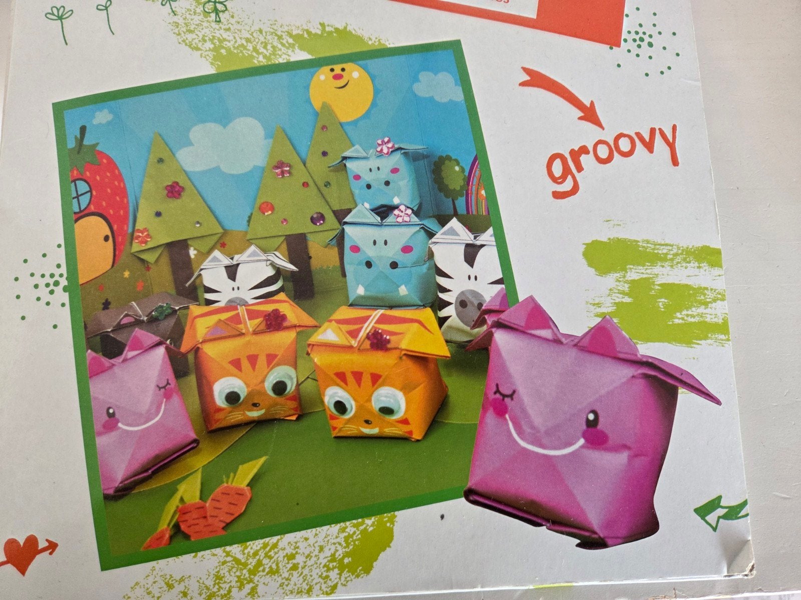 NIEUW Origami Knutselset Dieren en Bomen, Dieren, Nieuw, Meerkleurig, Ophalen of Verzenden