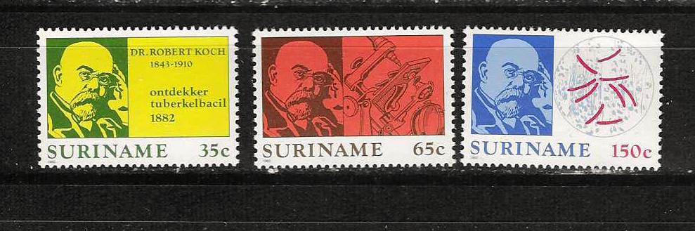 Suriname 305-307 postfris, Ophalen of Verzenden, Postfris