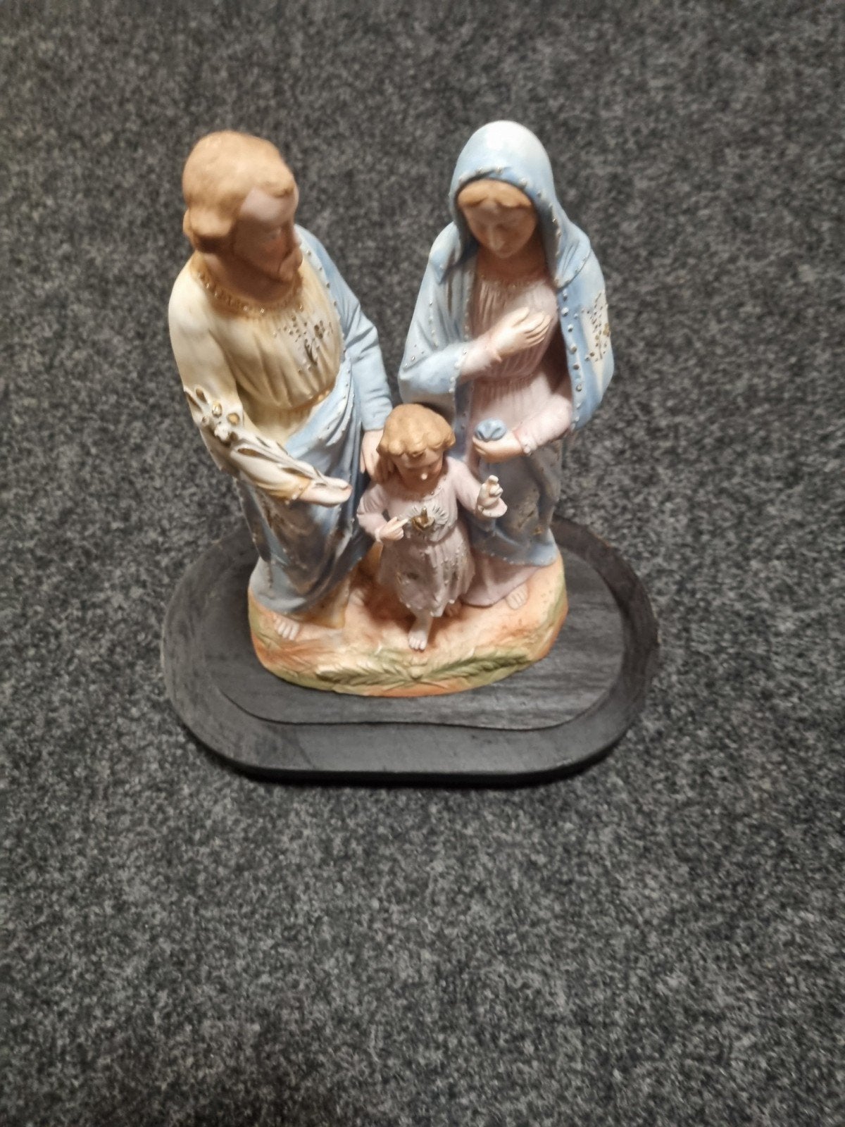 Heilige Familie beeldje onder glazen stolp, Ophalen of Verzenden