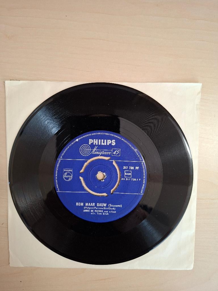Annie de Reuver- Kom maar gauw, Cd's en Dvd's, Ophalen of Verzenden, Gebruikt, 7 inch, Levenslied of Smartlap