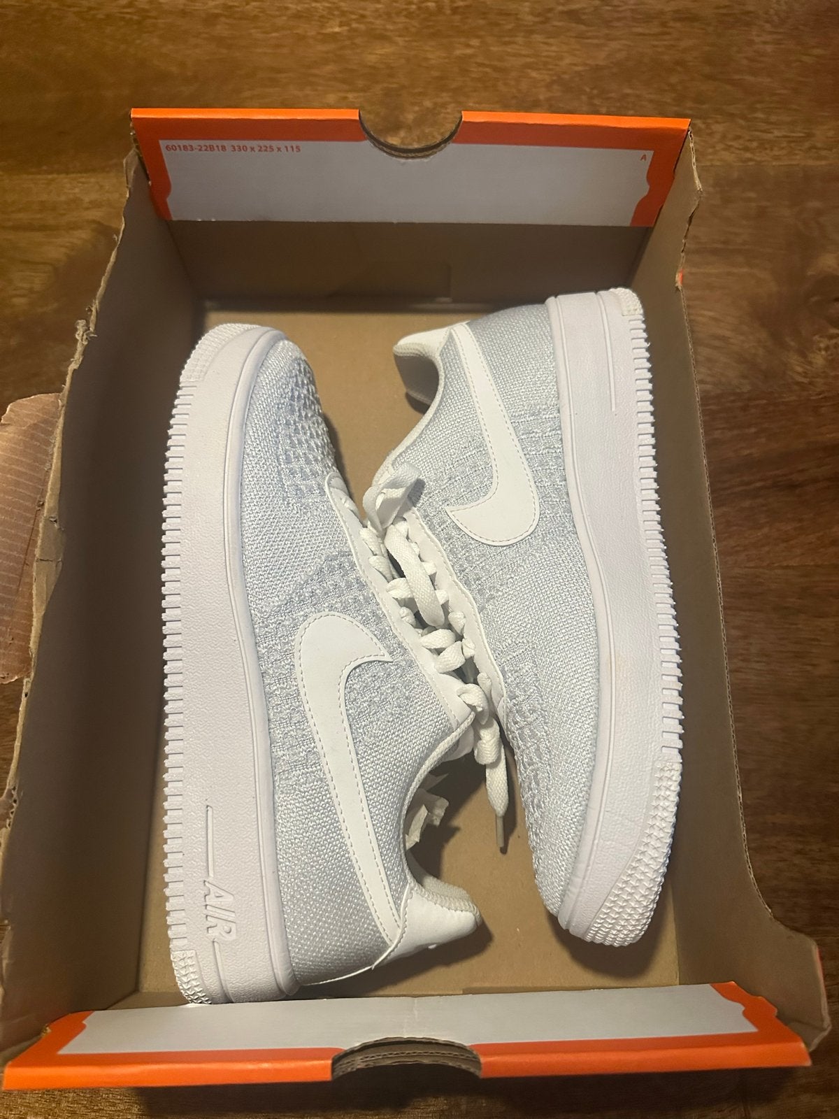 Nike Air Force 1 Flyknit 2.0 - Maat 40.5, Wit, Nieuw, Ophalen of Verzenden, Sneakers of Gympen