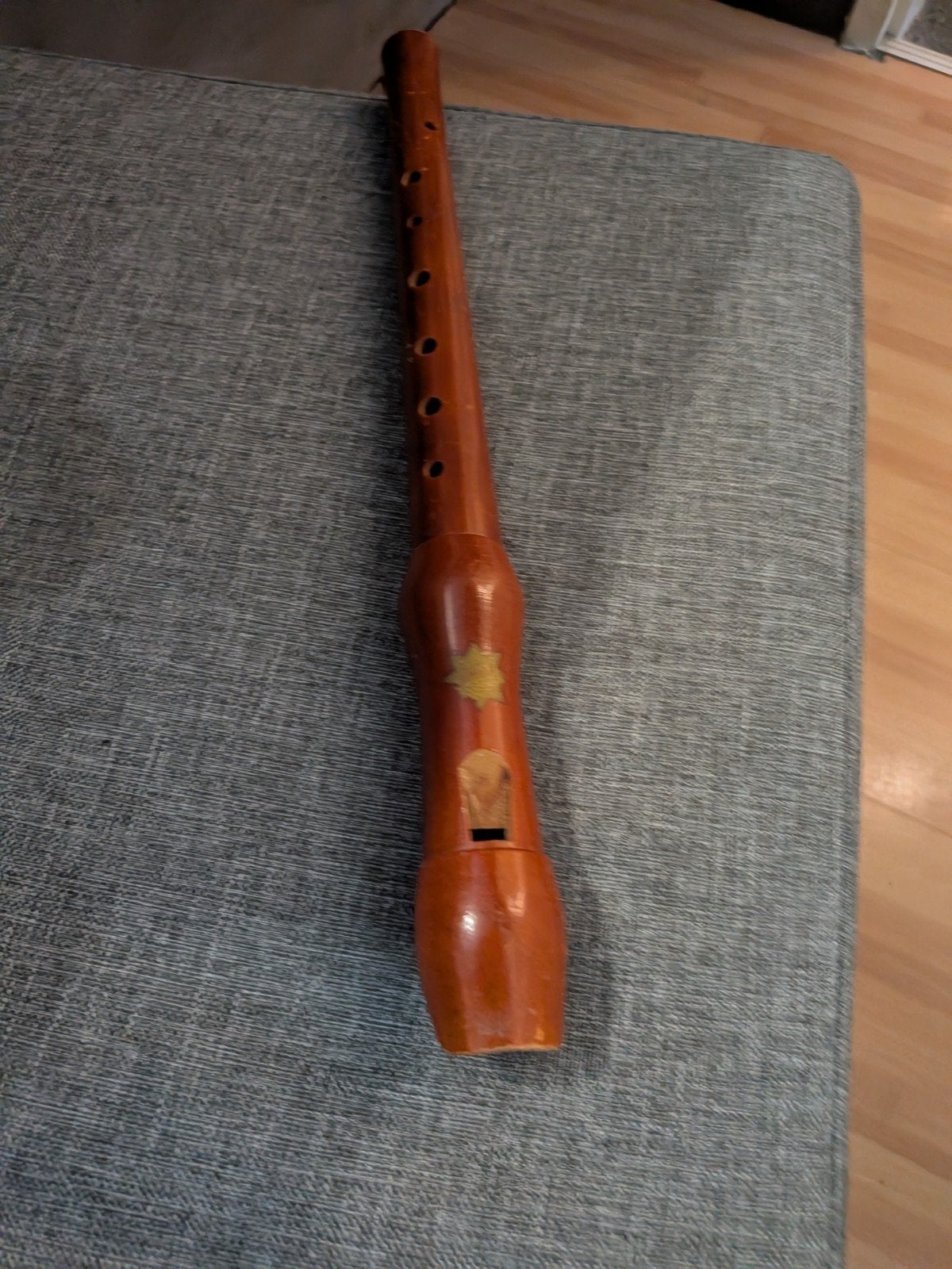 Blokfluit mahonie hout, Ophalen of Verzenden, Gebruikt, Sopraan of Sopranino