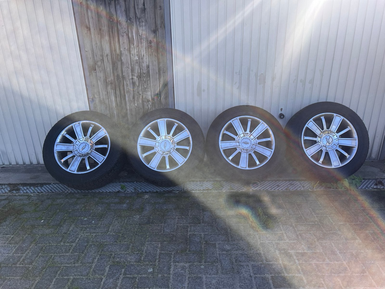 Chevrolet velgen 20 inch, Auto-onderdelen, Ophalen, 275 mm, Banden en Velgen, All Season